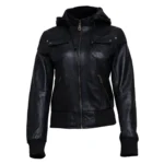 black-genuine-leather-hooded-jacket-for-women.